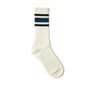 80's Skater socks / blue line - decka