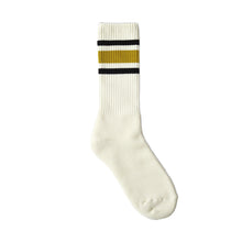 Load image into Gallery viewer, 80&#39;s Skater socks / yellow line - decka