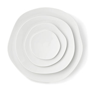 feuille Plate / 23cm Matte White - miyama x metaphys