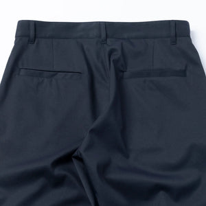 Tapered Cropped Trousers / Dark Navy - (ki:ts) x WWS