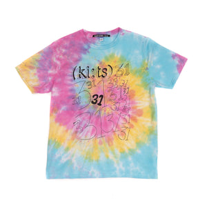 31 31 31 T-shirt Tie Dye / Multi - (ki:ts) x Black Score
