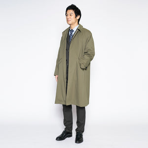 Balmacaan Coat with Detachable THERMOLITE Inner Padded Crewneck Jacket / Olive - WWS