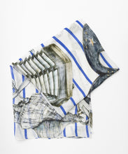 Load image into Gallery viewer, Scarf / Melody Obsidian / Grey &amp; Blue / CU271 - SWASH LONDON