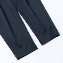 Load image into Gallery viewer, Tapered Cropped Trousers / Dark Navy - (ki:ts) x WWS