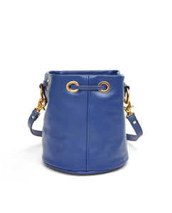 Drawstring Bag with 2 Way Shoulder Strap - S / Estate Blue - (ki:ts)