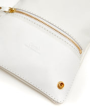Load image into Gallery viewer, Fold Purse with shoulder strap / White - (ki:ts)