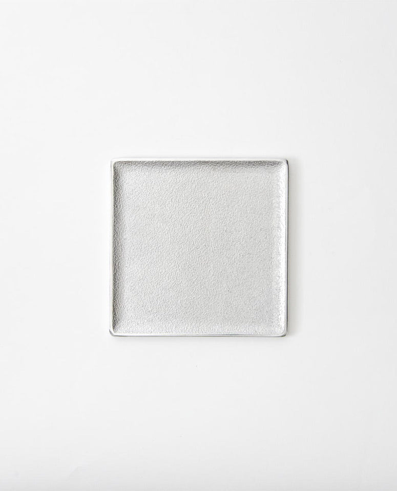 Square Tray / Silver / Large - Sumitani Saburo Shoten