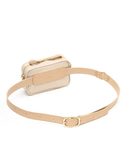 Waist Bag Soft with Shoulder Strap - S / Cafe Latte - (ki:ts)